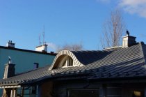 dach z blachy Rheinzink prePatina Schiefergrau Raszyn